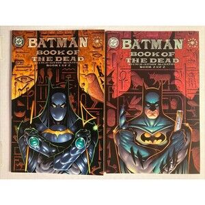 BATMAN: Book of the Dead (1999) DC Comic Book Set Issues 1 & 2 • Elseworlds